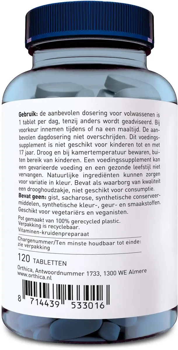 Orthica B-100 SR B-vitaminen 120 tabletten