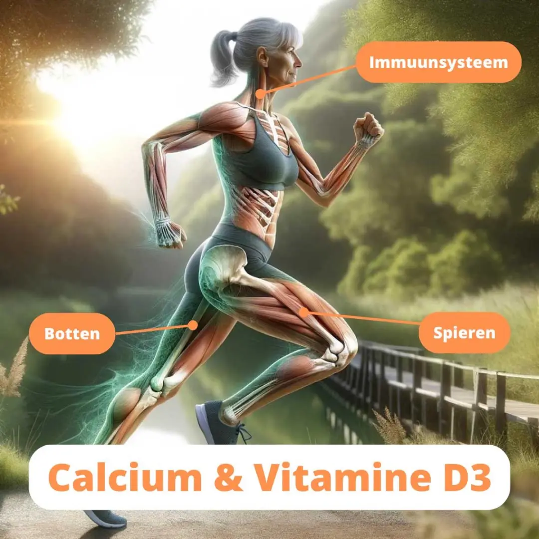 Golden Naturals Calcium & Vitamine D3 120 tabletten