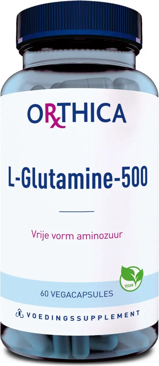 Orthica L-Glutamine-500 Voedingssuplement 60 Capsules