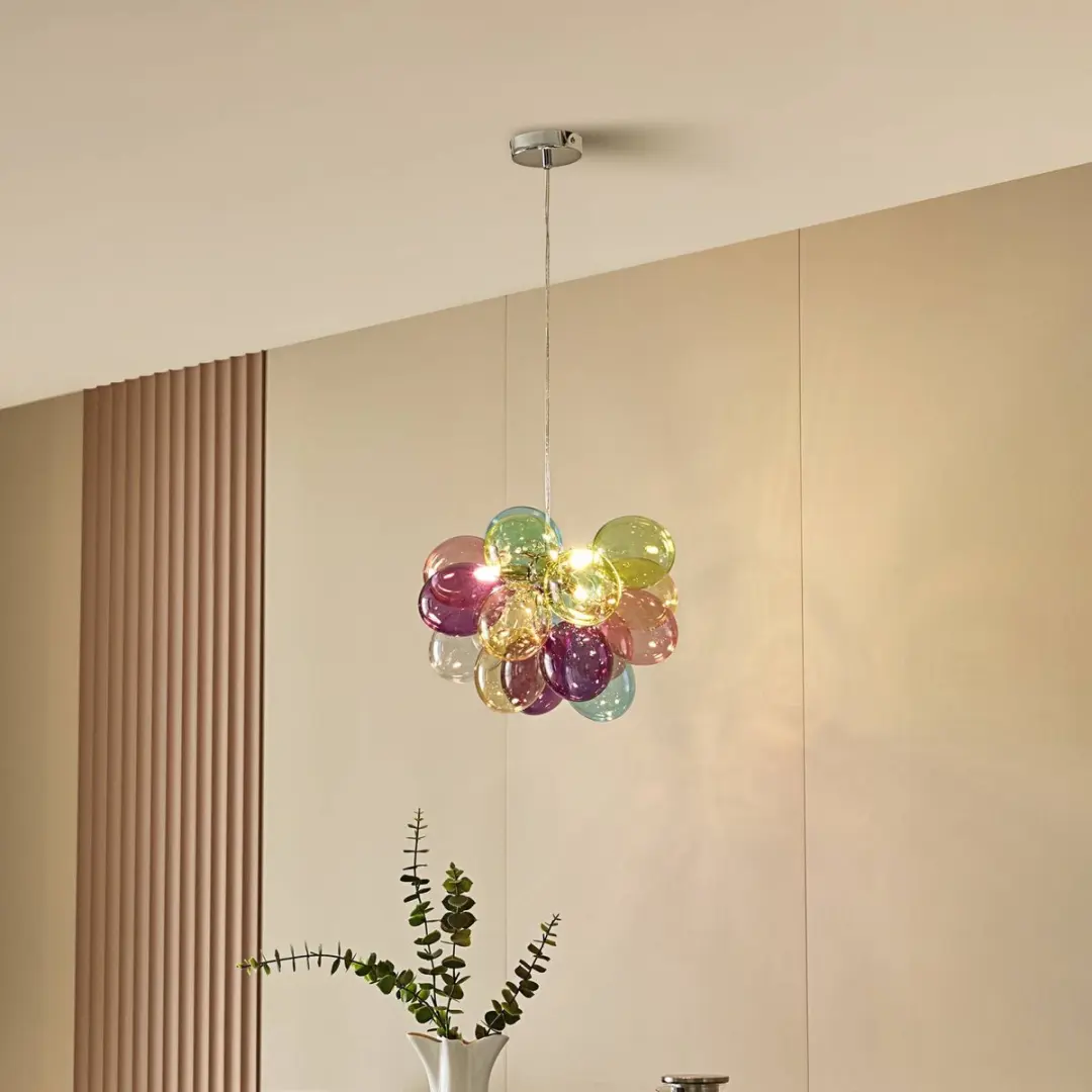 Lucande Hanglamp 3-Lichts Glas G9 - Meerkleurig