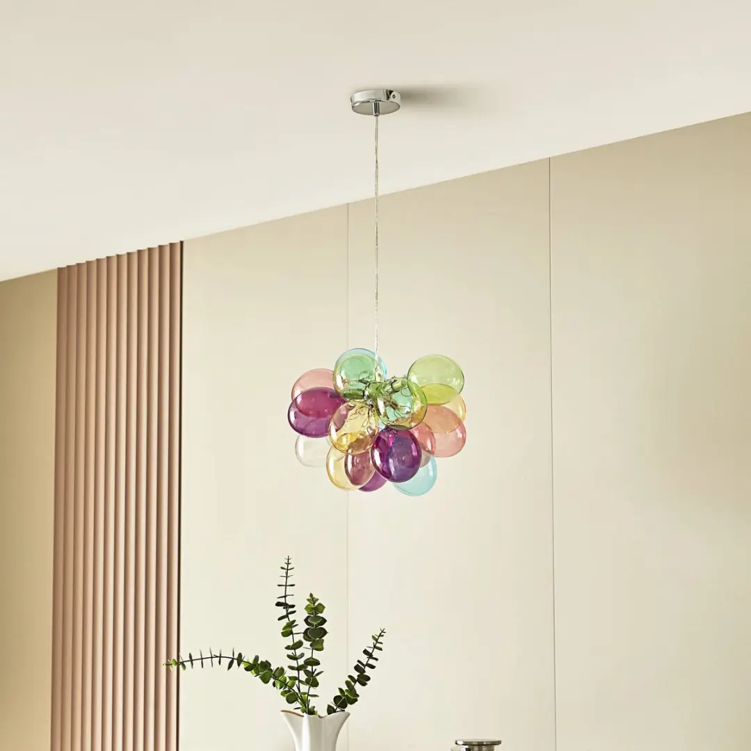 Lucande Hanglamp 3-Lichts Glas G9 - Meerkleurig