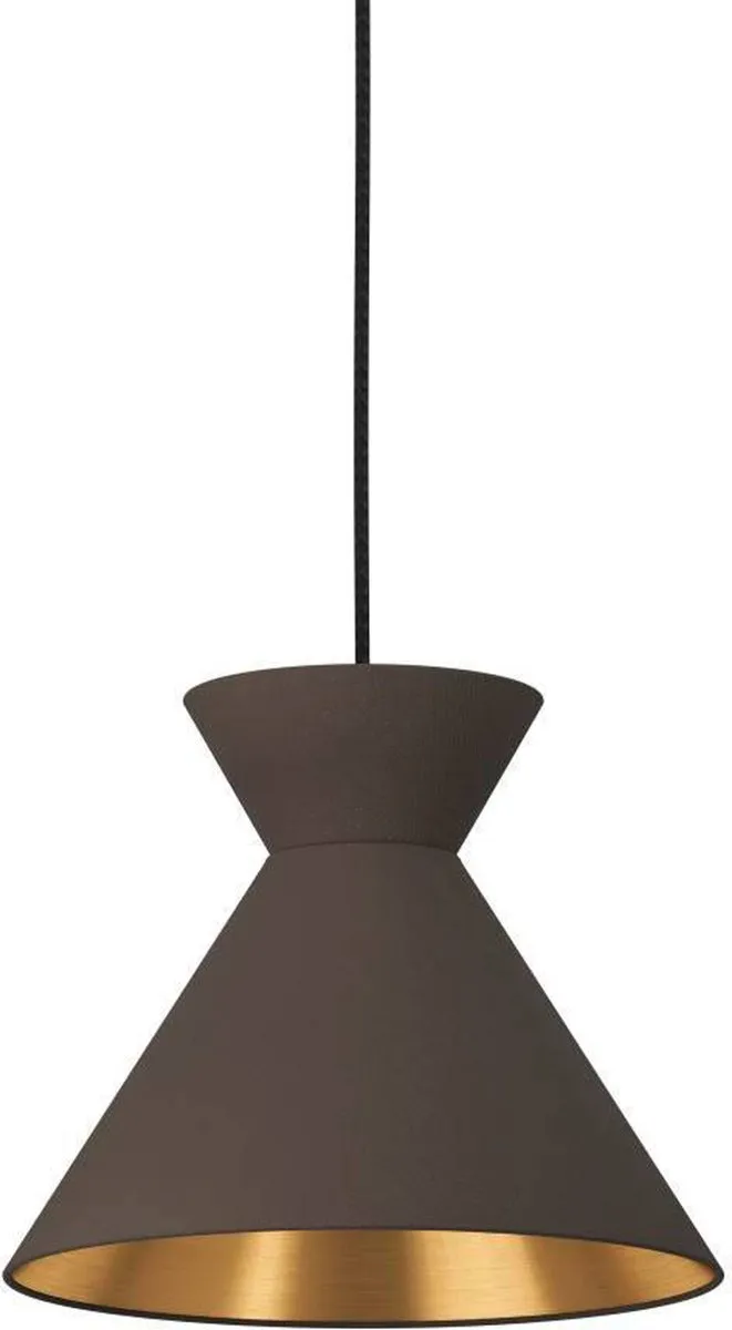 Eglo Nastasia Hanglamp E27 - 3 Lichtpunten - 100cm - Zwart/Cappuccino