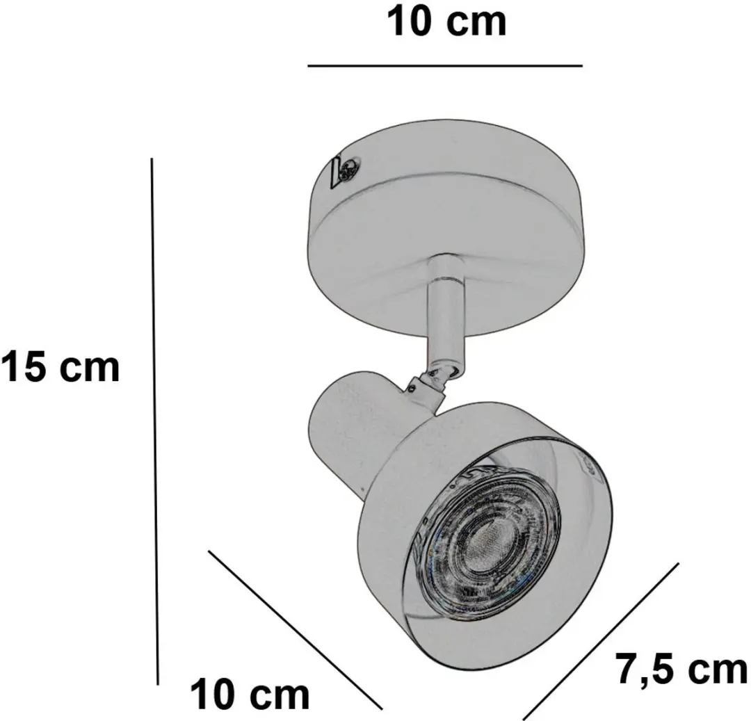 Freelight Spot Lunata 10cm - Warm Wit Licht