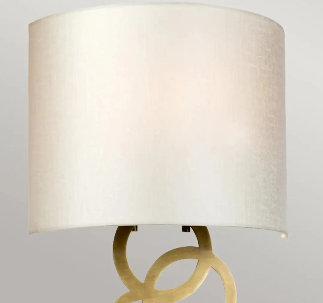 Elstead Curtis LED Wandlamp E27 60W - Aged Brass