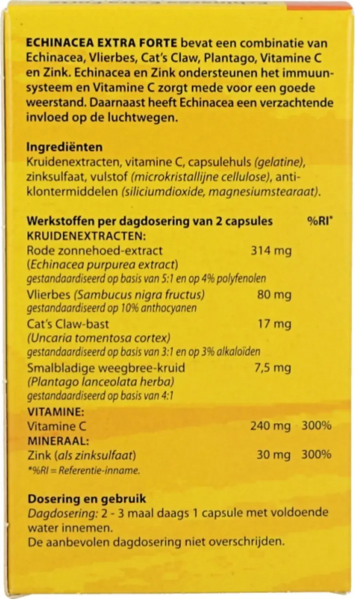 Bloem Echinacea Extra 60 Capsules