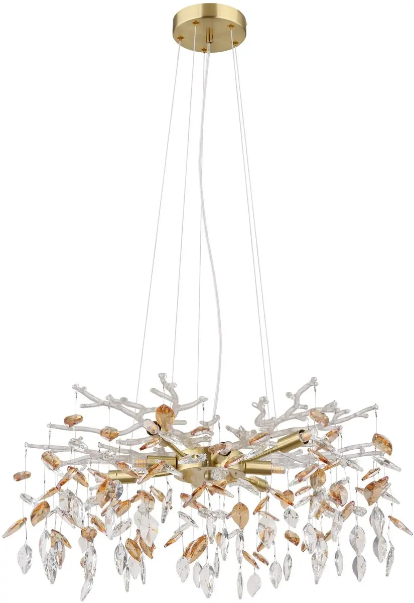 Globo Danna Hanglamp Goud - Ø61cm - 8x G9