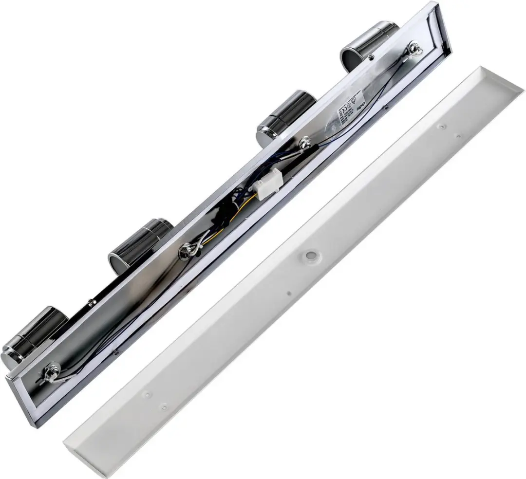 Lindby Plafondlamp Badkamer 4-Lichts GU10 - Chroom