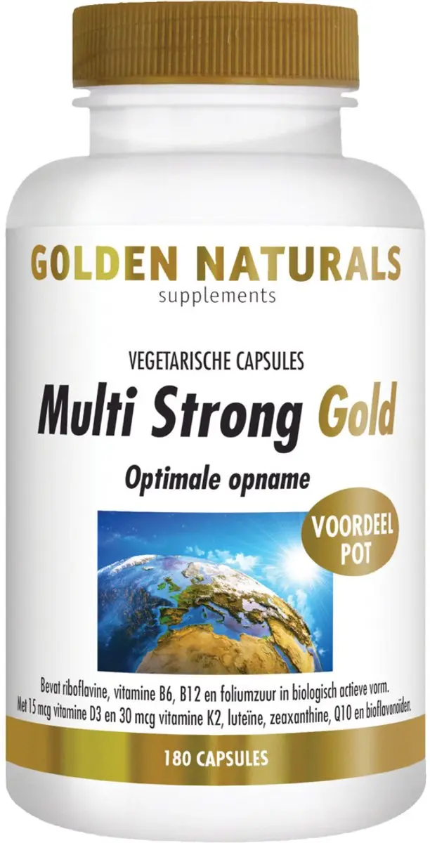 Golden Naturals Multi Gold Capsules 180 Stuks