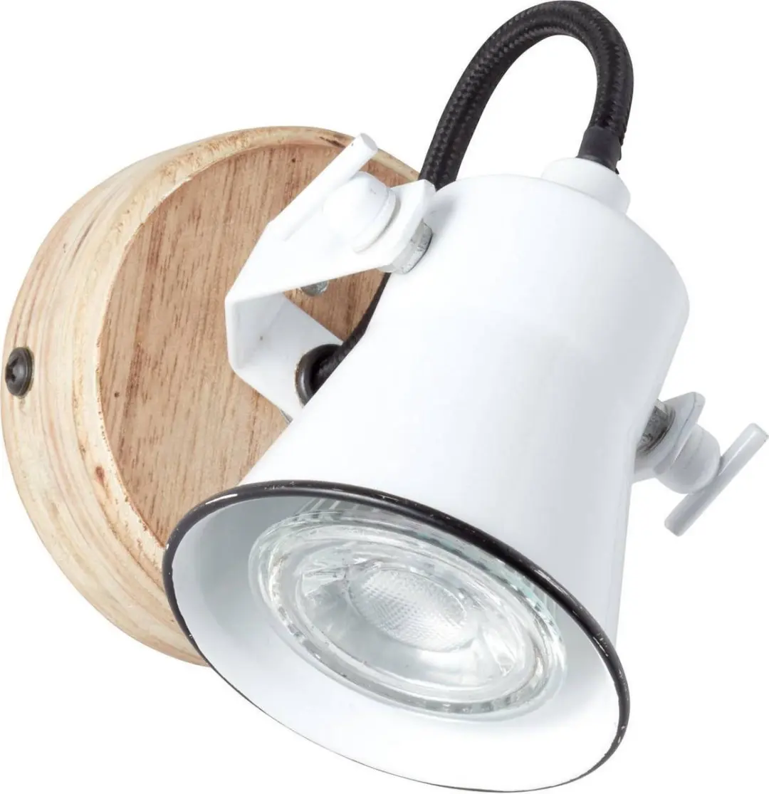 Brilliant SEED Wandspot - 1 Lichtpunt - Bruin/Wit - afbeelding 6 van 6