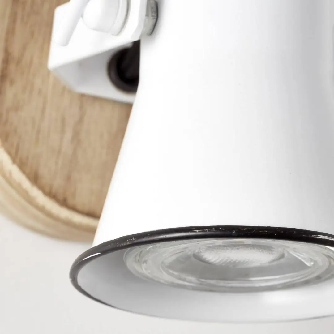 Brilliant SEED Wandspot - 1 Lichtpunt - Bruin/Wit