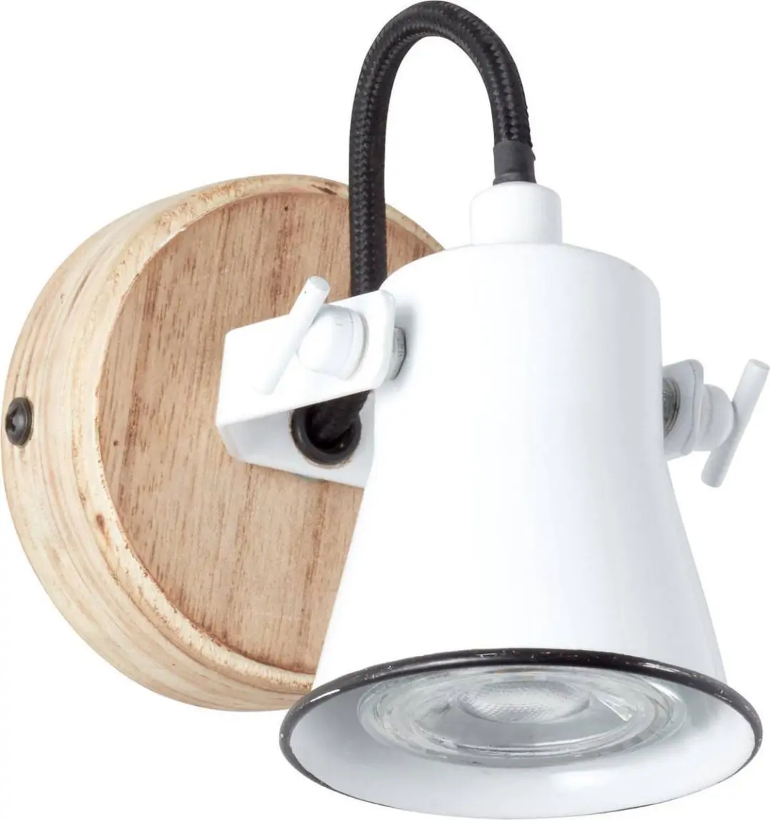 Brilliant SEED Wandspot - 1 Lichtpunt - Bruin/Wit