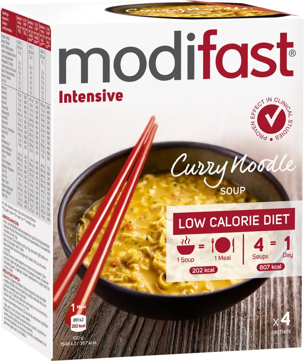 Modifast Intensive Soep Noedels 220g - 4 Stuks