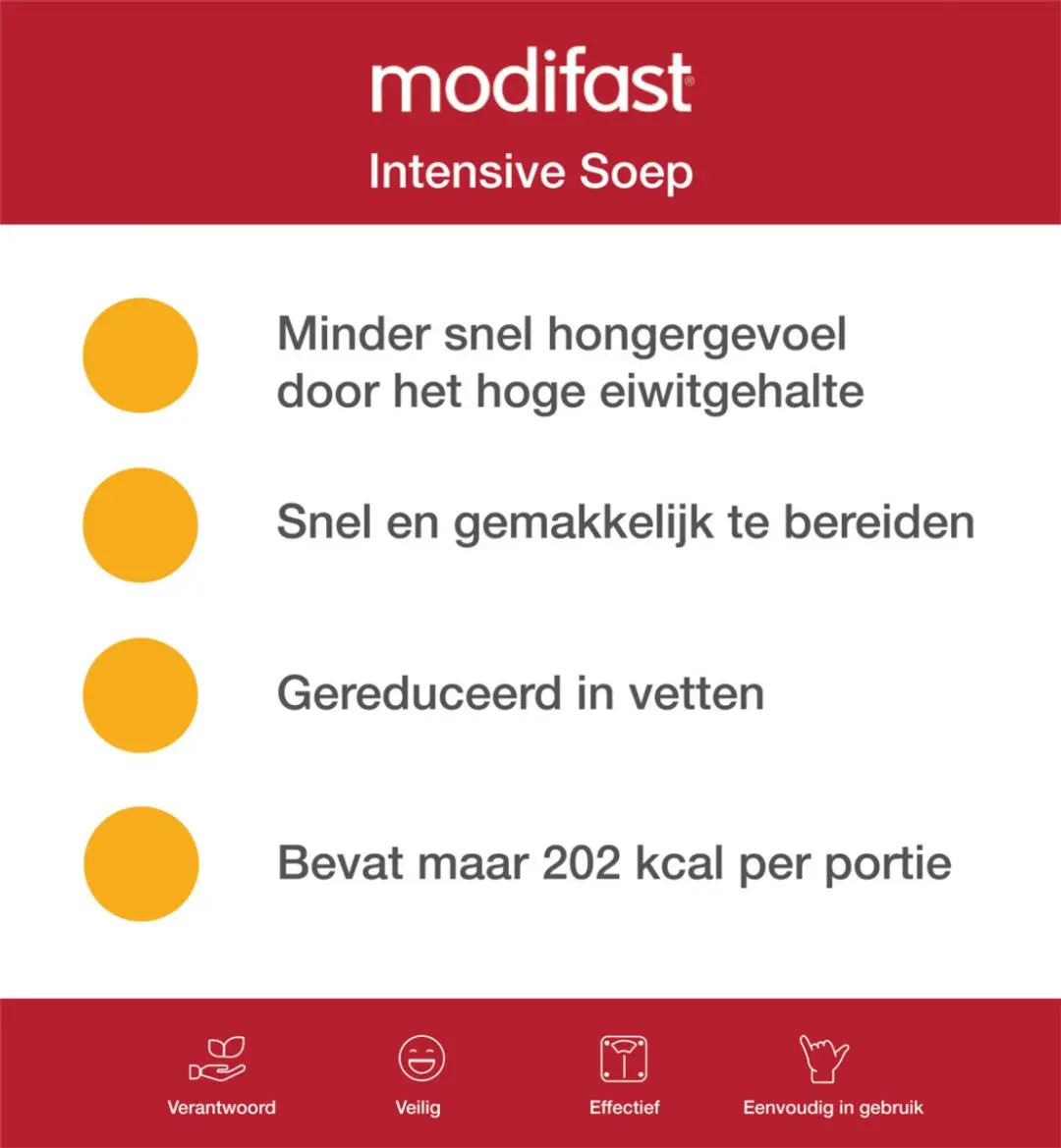 Modifast Intensive Soep Noedels 220g - 4 Stuks
