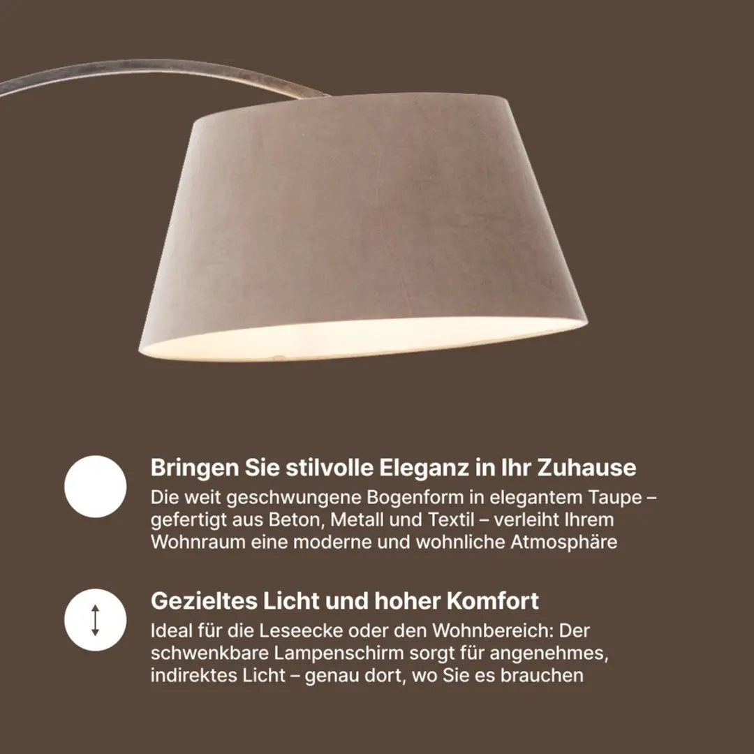 Brilliant BROK Vloerlamp E27 - 60W - Meerkleurig