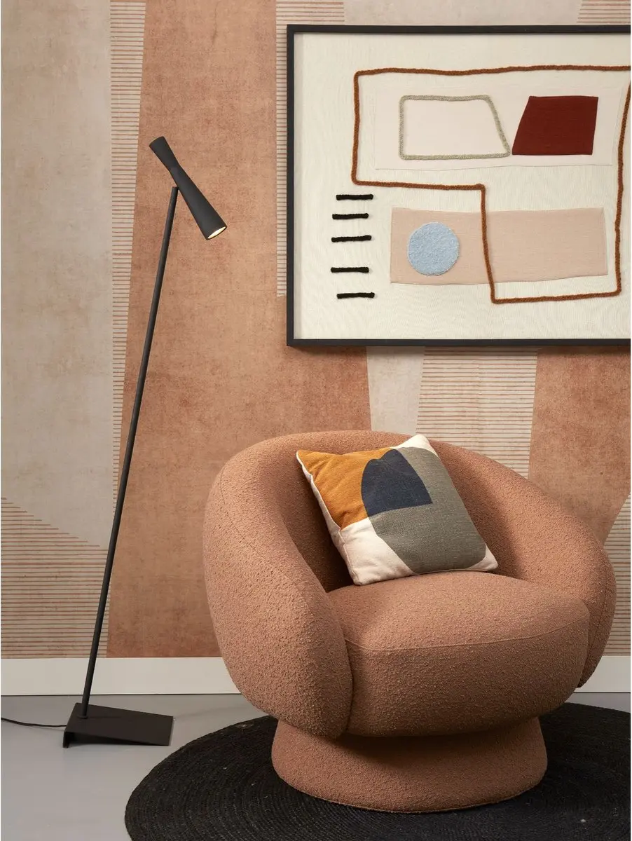 it's about RoMi Vloerlamp Bordeaux - Zwart 145,5cm