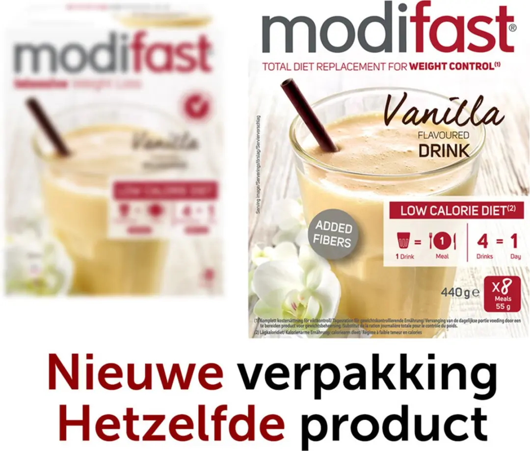 Modifast Weight Control Milkshake Vanille - 8 Stuks