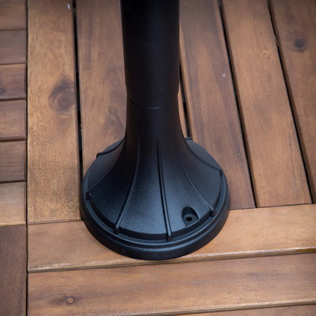 Lindby Tuinpadverlichting E27 - 120cm - Zwart/Transparant
