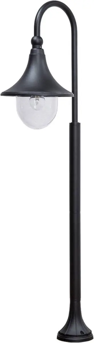 Lindby Tuinpadverlichting E27 - 120cm - Zwart/Transparant