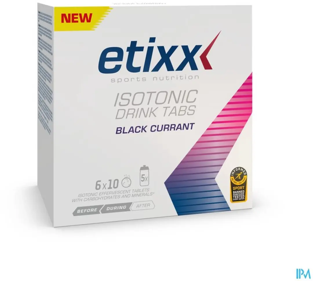 Etixx Isotonic Drink Tabs Sportdrank 60 Stuks - Zwarte Bes - afbeelding 6 van 6