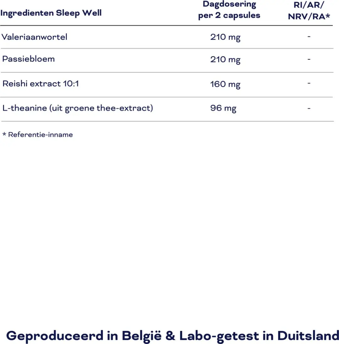 Vitasonar Sleep Well V-Caps 60 Stuks