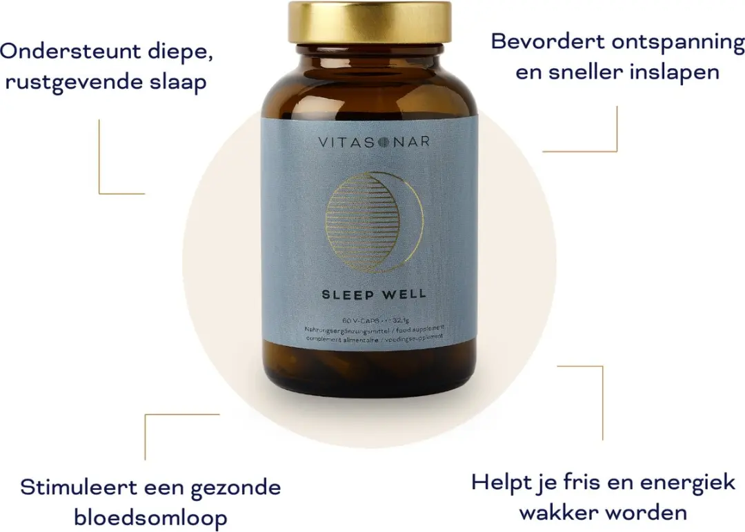 Vitasonar Sleep Well V-Caps 60 Stuks