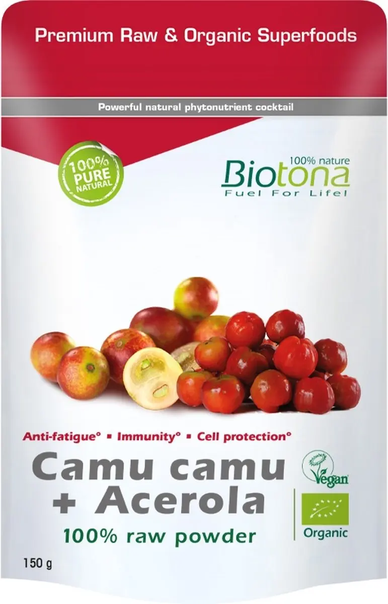 Biotona Camu Camu Acerola Poeder 150g