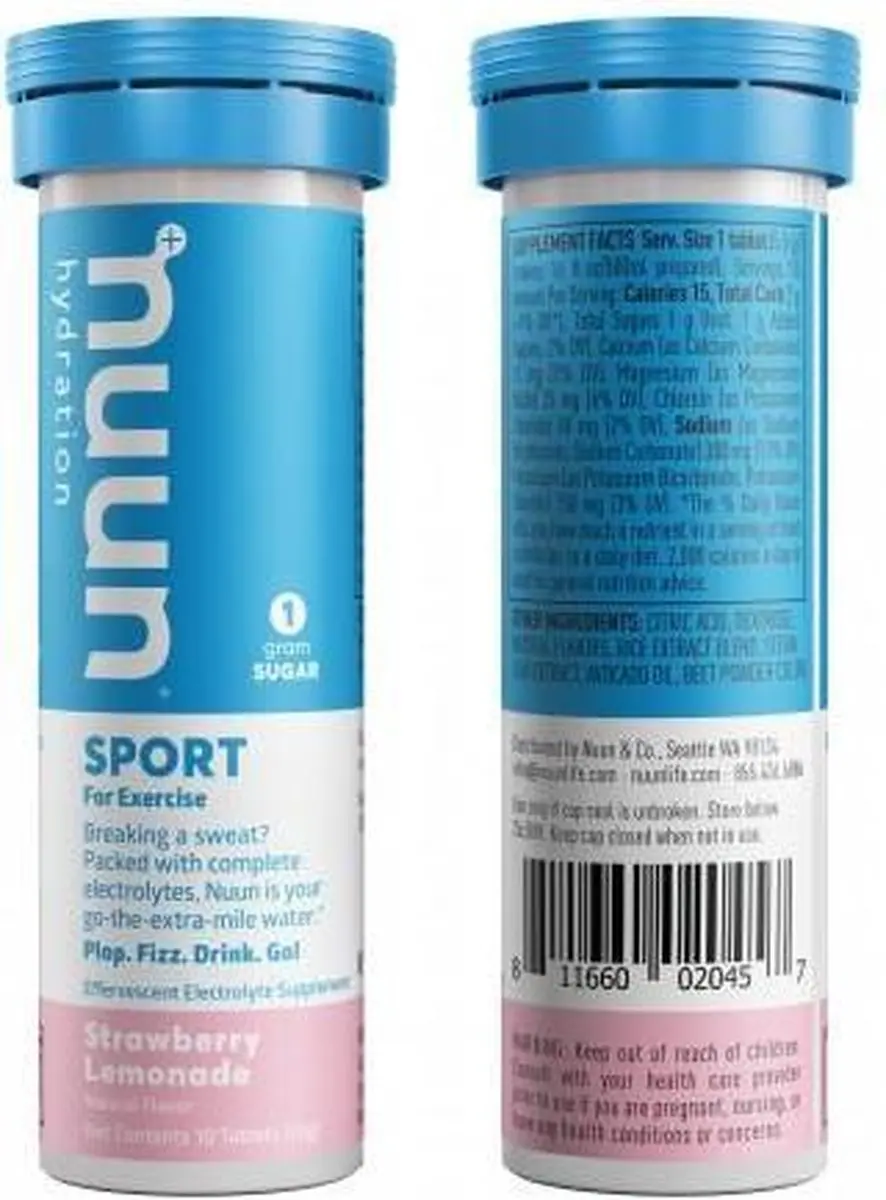 Nuun Sportdranktablet Aardbei