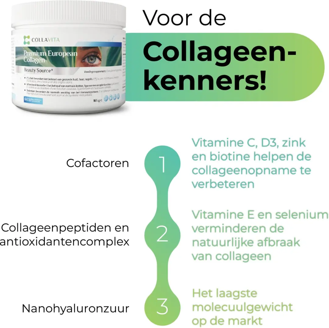 Collavita Collageen Poeder 165g - 60 Dagen - afbeelding 6 van 6
