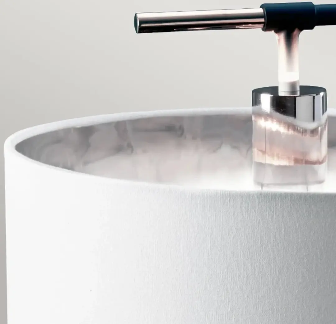 Elstead Lighting Balance LED Tafellamp - 1x E27 60W - Zwart/Polished Nickel - afbeelding 6 van 6