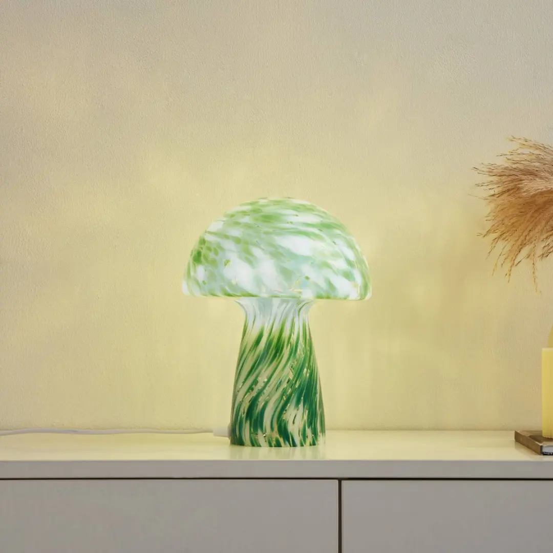 Lindby Tafellamp 1 Licht E27 - Groen/Wit