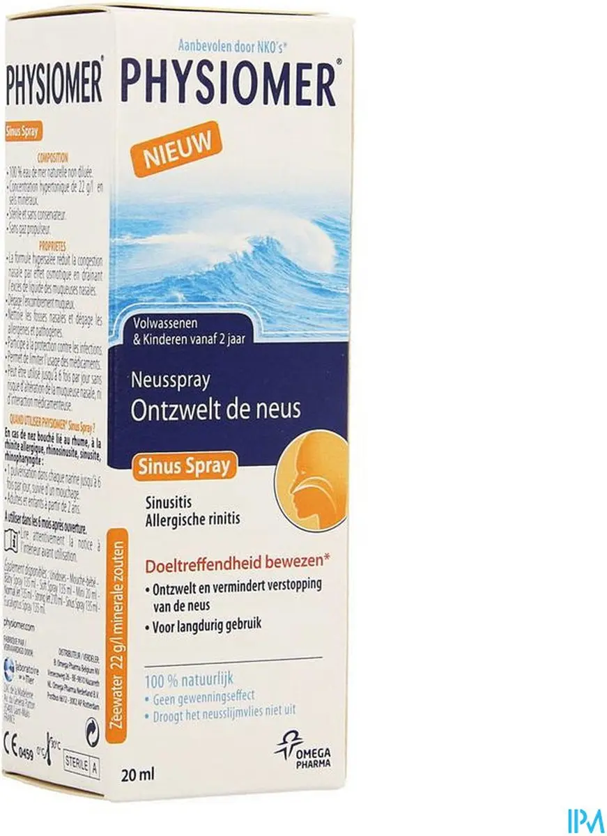 Physiomer Sinus Pocket Neusspray 20ml