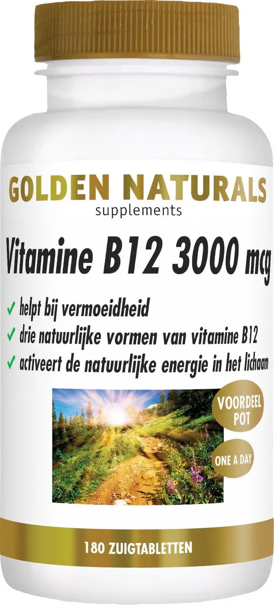 Golden Naturals Vitamine B12 3000 mcg