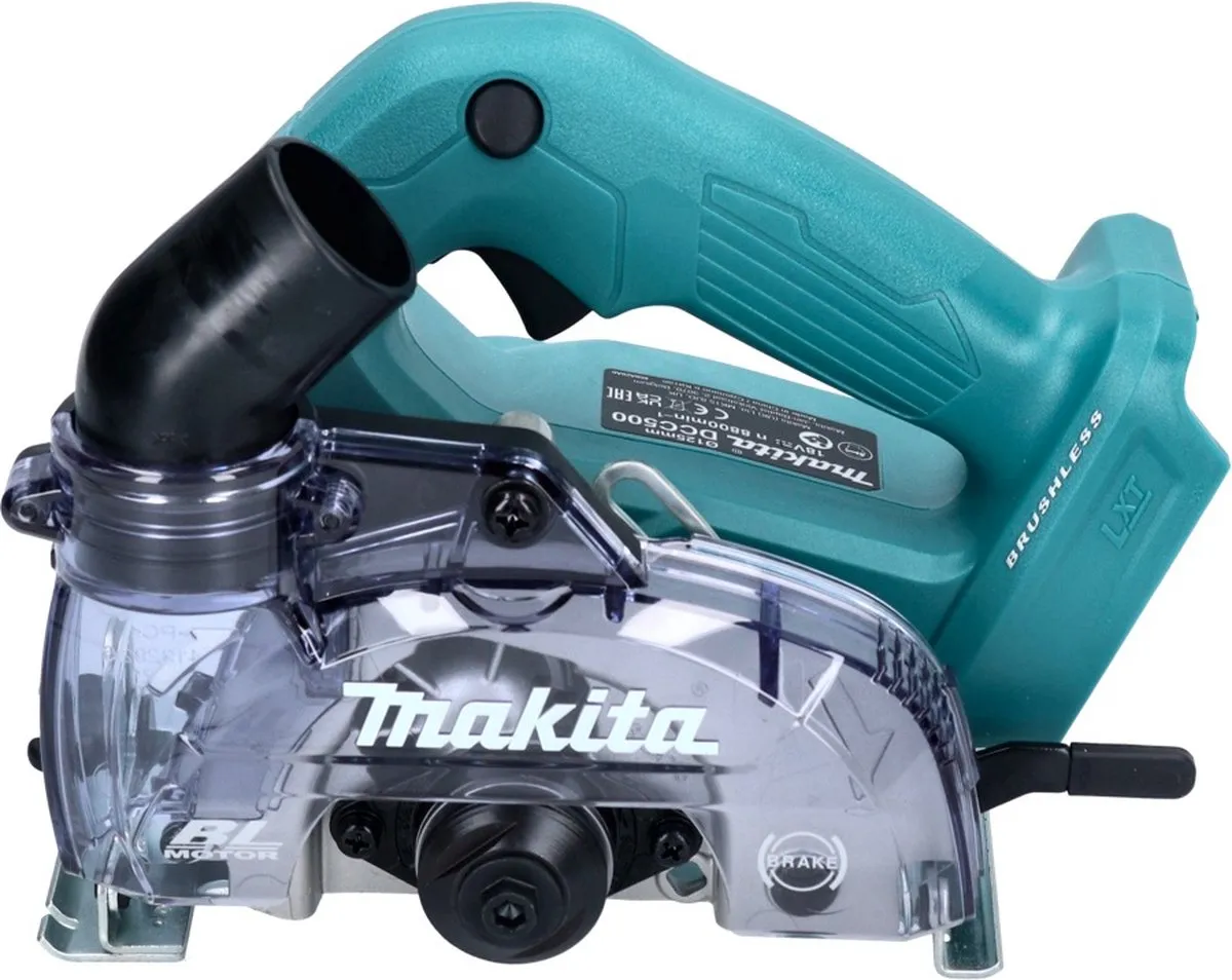 Makita DCC500RFJ Diamantzaag 125mm - 18V Borstelloos - 2x 3,0Ah + Oplader