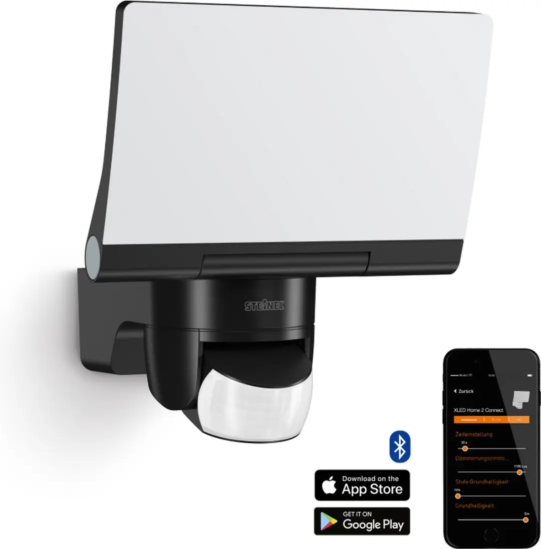 Steinel XLED Home 2 Connect Buitenspot - 18cm - 3000K - Zwart