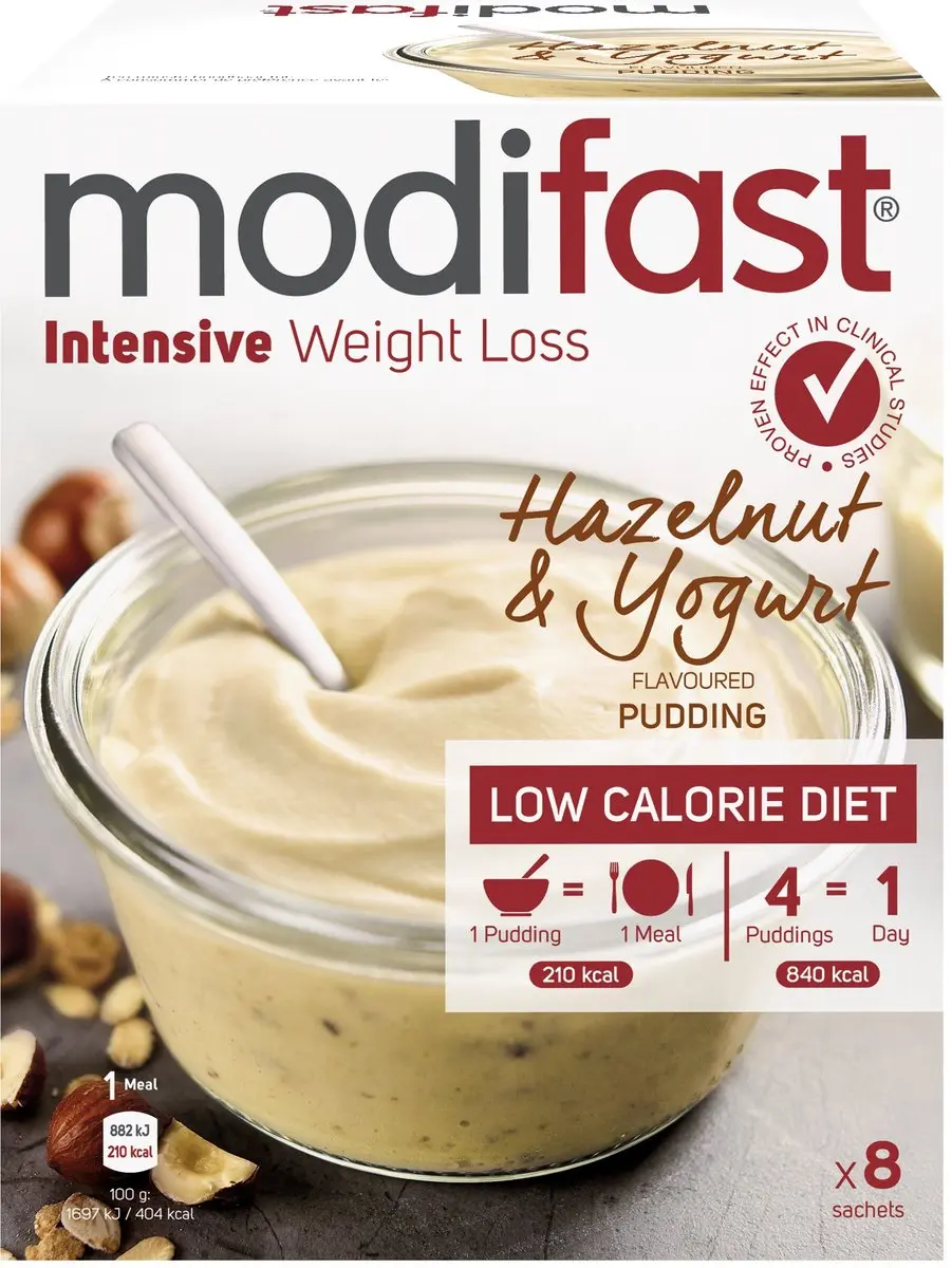 Modifast Intensive Pudding Yoghurt Hazelnoot