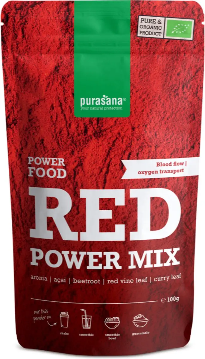 Purasana Red Power Mix Bio 100g