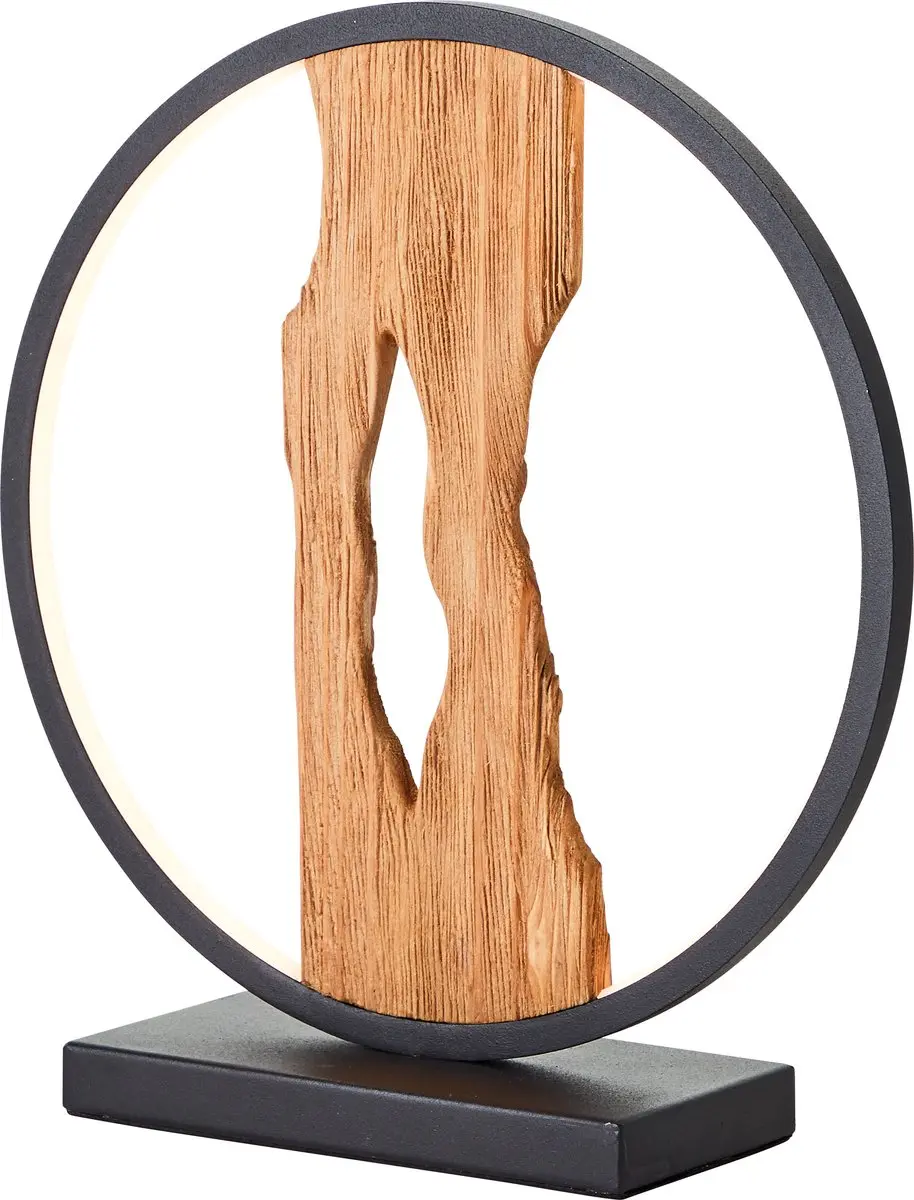 Brilliant Chaumont LED Tafellamp 7,5W - Zwart/Hout