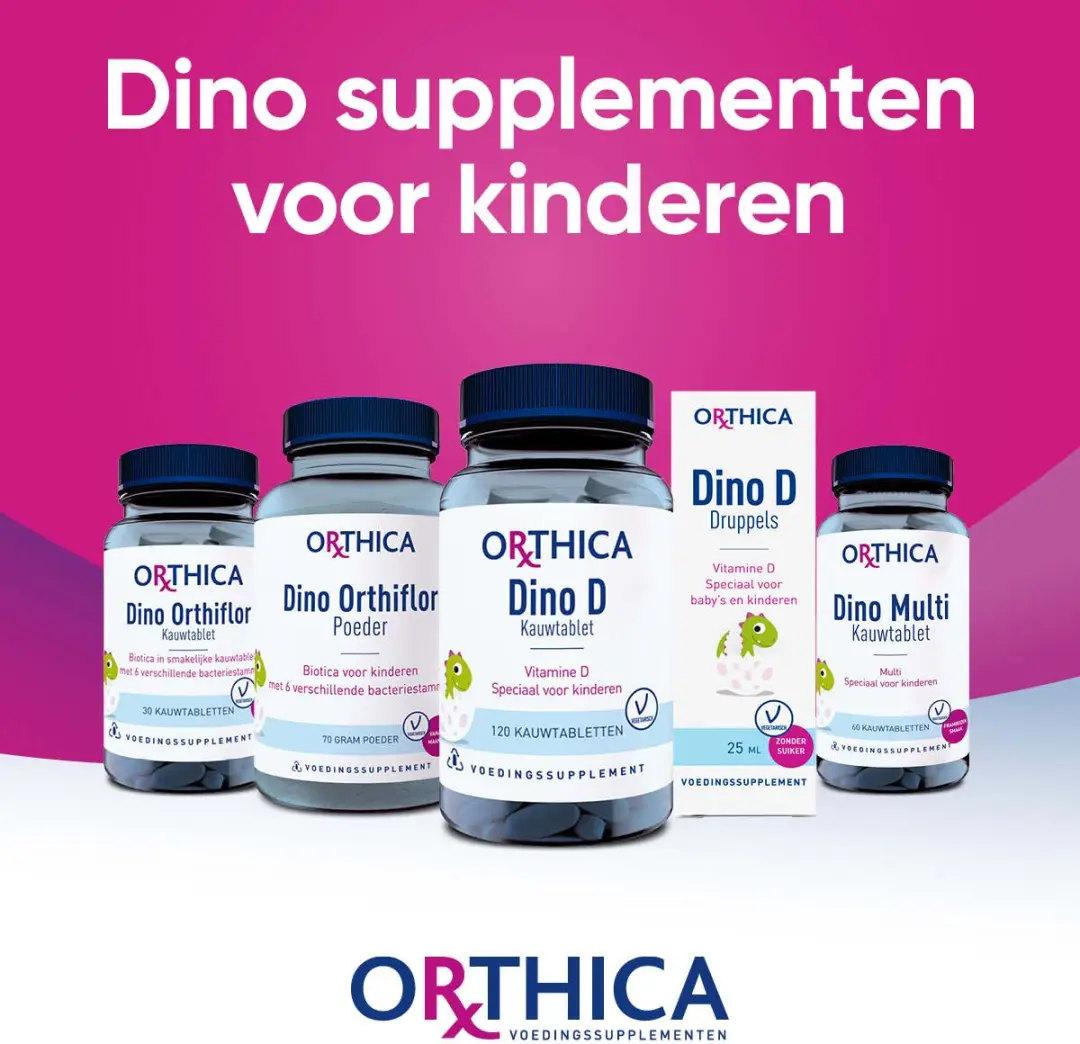 Orthica Dino Orthiflor Kauwtabletten 30 Stuks