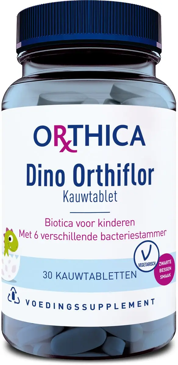 Orthica Dino Orthiflor Kauwtabletten 30 Stuks