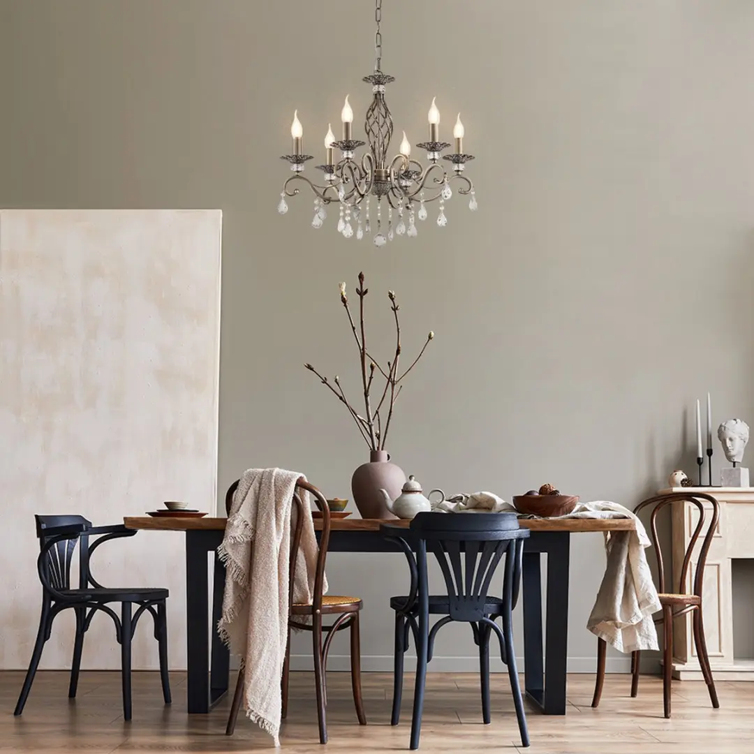 Maytoni Grace Kroonluchter - Messing - Ø63cm - 6x60W