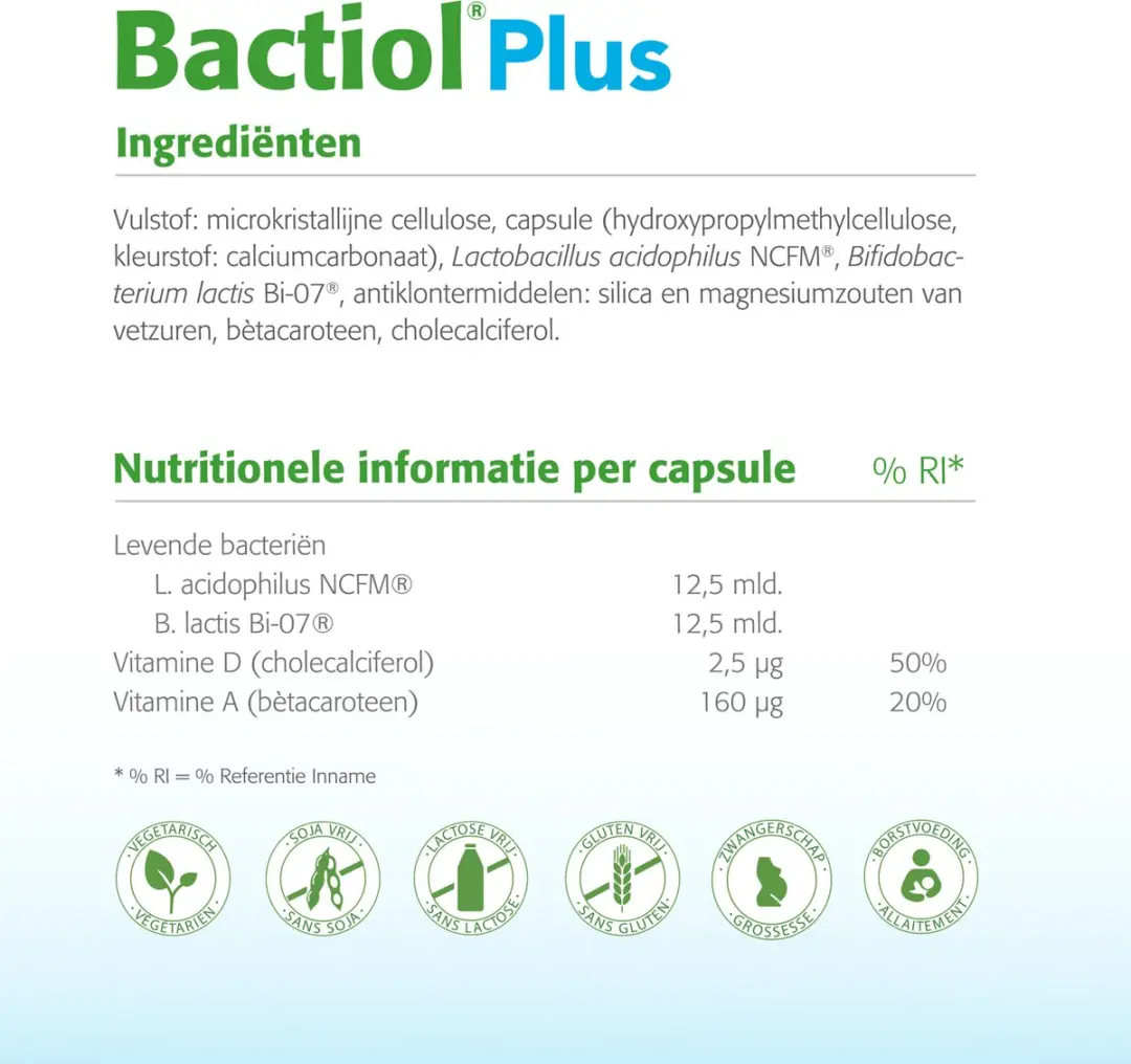 Metagenics Bactiol Plus 15 Capsules