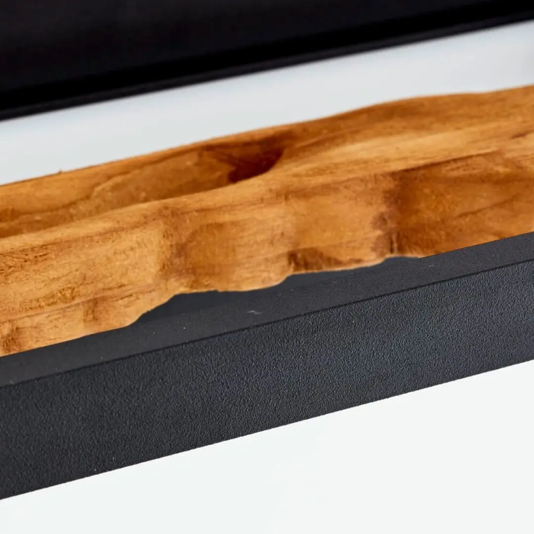 Brilliant Chaumont Wandlamp LED 9,5W 3000K - Zwart/Hout