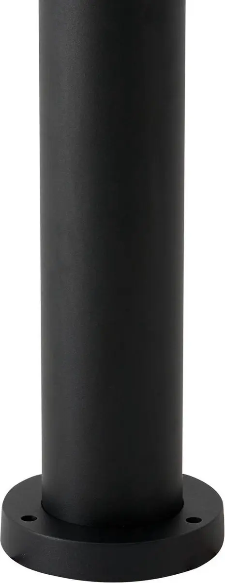 Lucande Lantaarnpaal 3-lichts E27 - 240cm - Zwart/Transparant