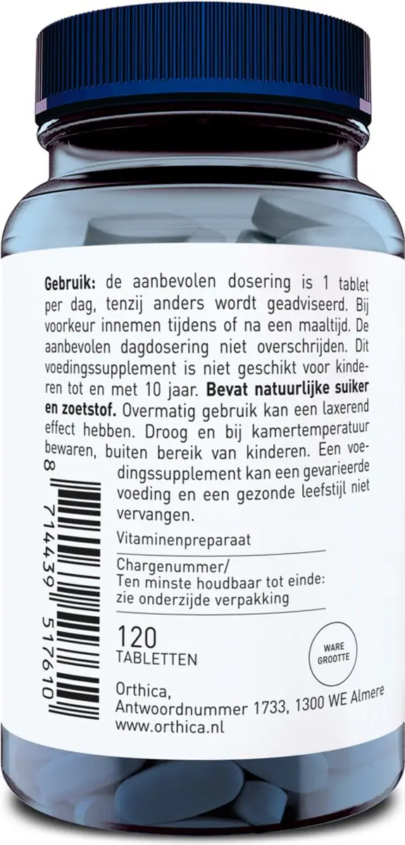 Orthica D-50 Vitamine D3 120 tabletten