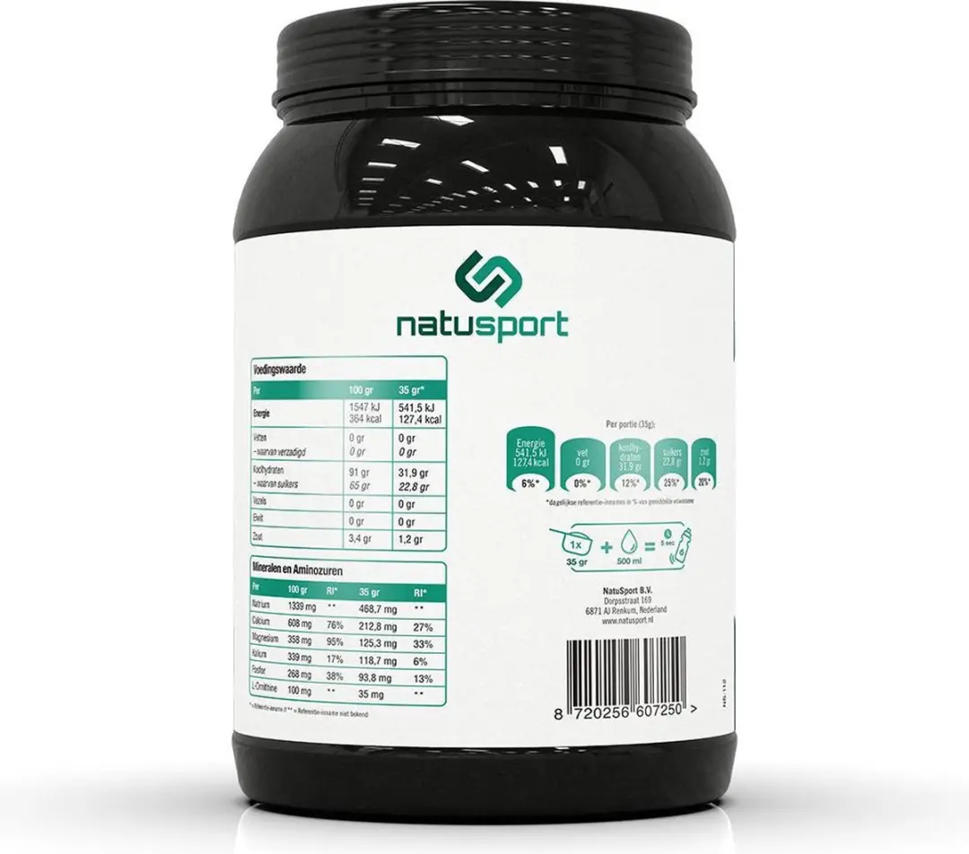 Natusport Isotone Sportdrank Orange 1kg