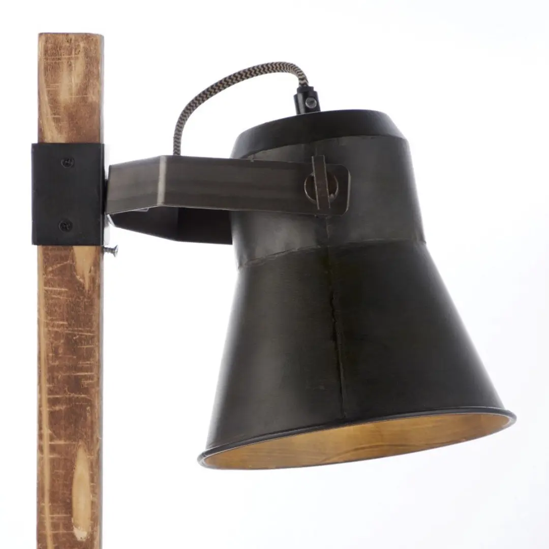 Brilliant PLOW Tafellamp - Bruin/Zwart