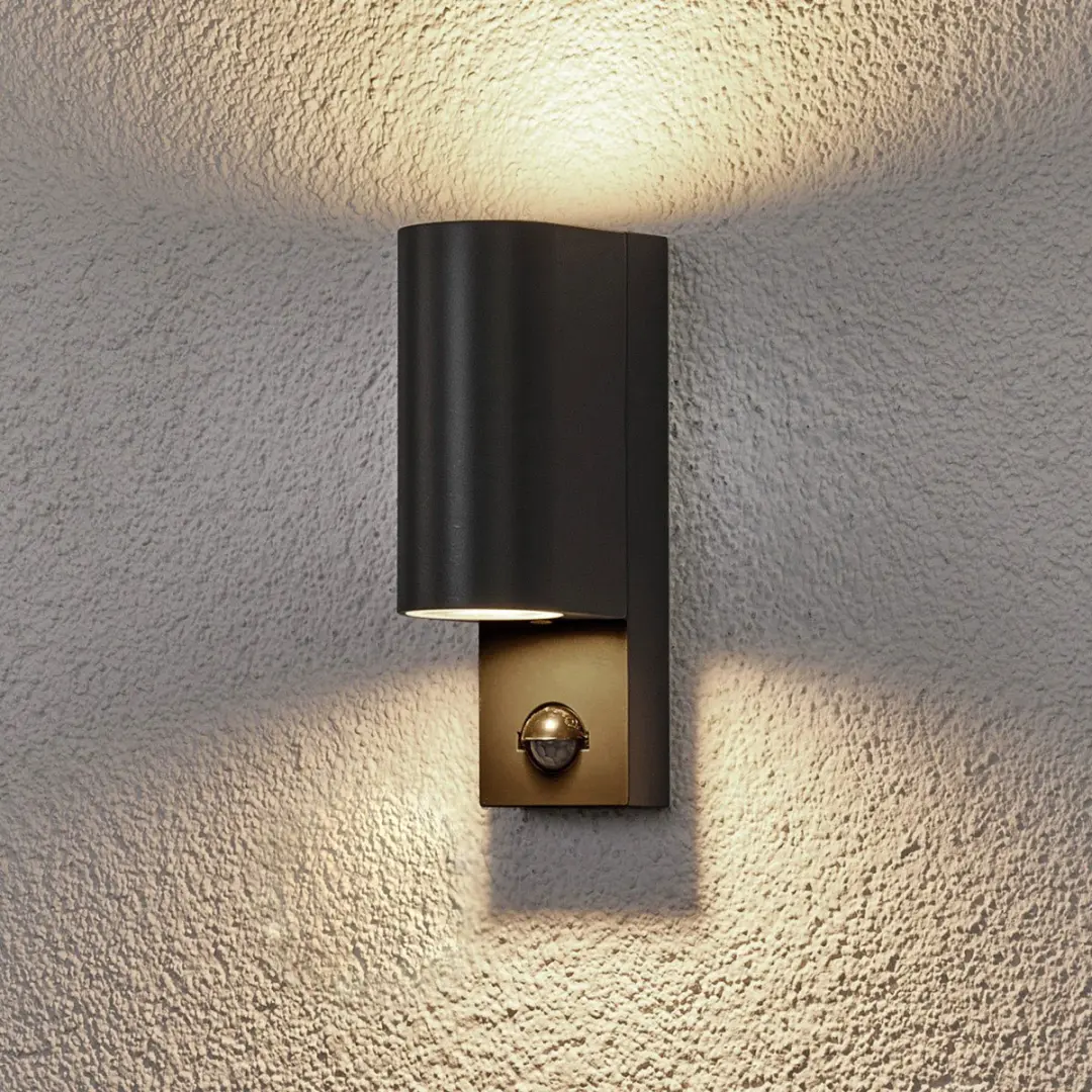Lindby Wandlamp Buiten 2 Lichtpunten GU10 Grafietgrijs