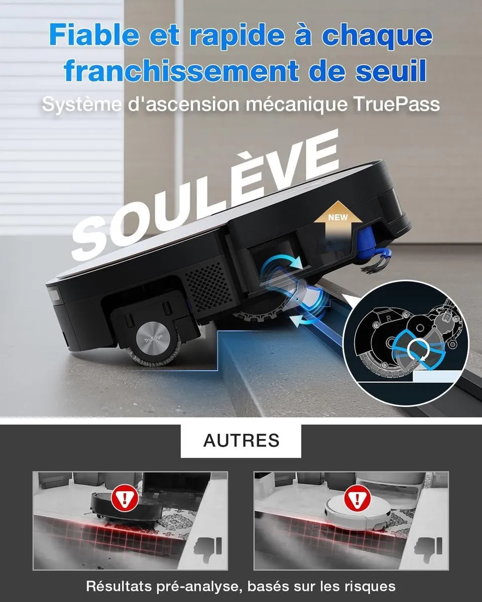 Ecovacs X11 PRO OMNI Robotstofzuiger - 19500 Pa - Grijs