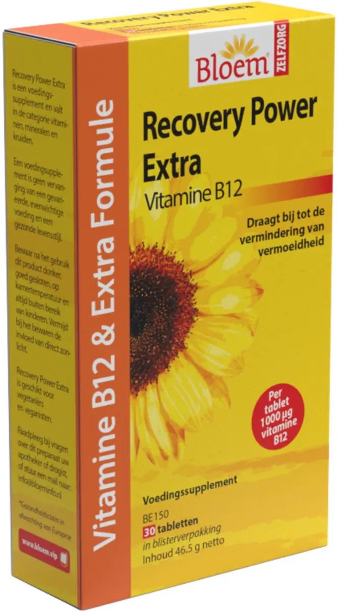 Bloem Recovery Power Extra 30 Tabletten