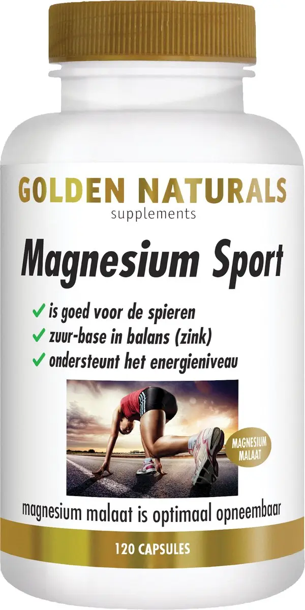 Golden Naturals Magnesium Sport 120 Vegan Capsules
